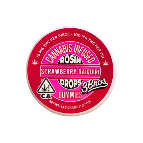 STRAWBERRY DAIQUIRI ROSIN DROPS GUMMIES