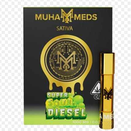 Muha Meds - Sour Diesel - 510 Cartridge | Sativa