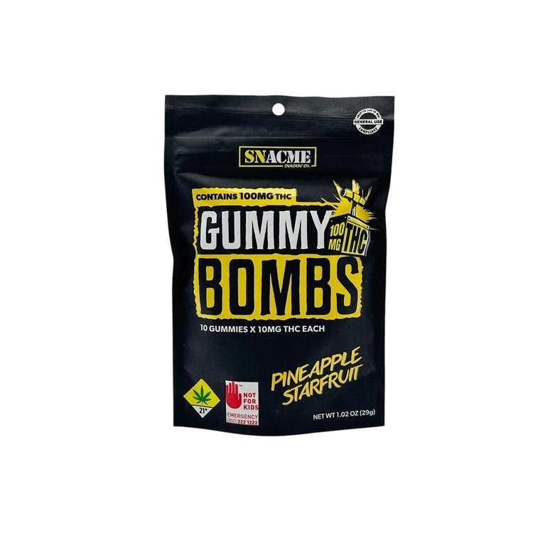 Gummy Bombs: Pineapple Starfruit - 10pk 100mg