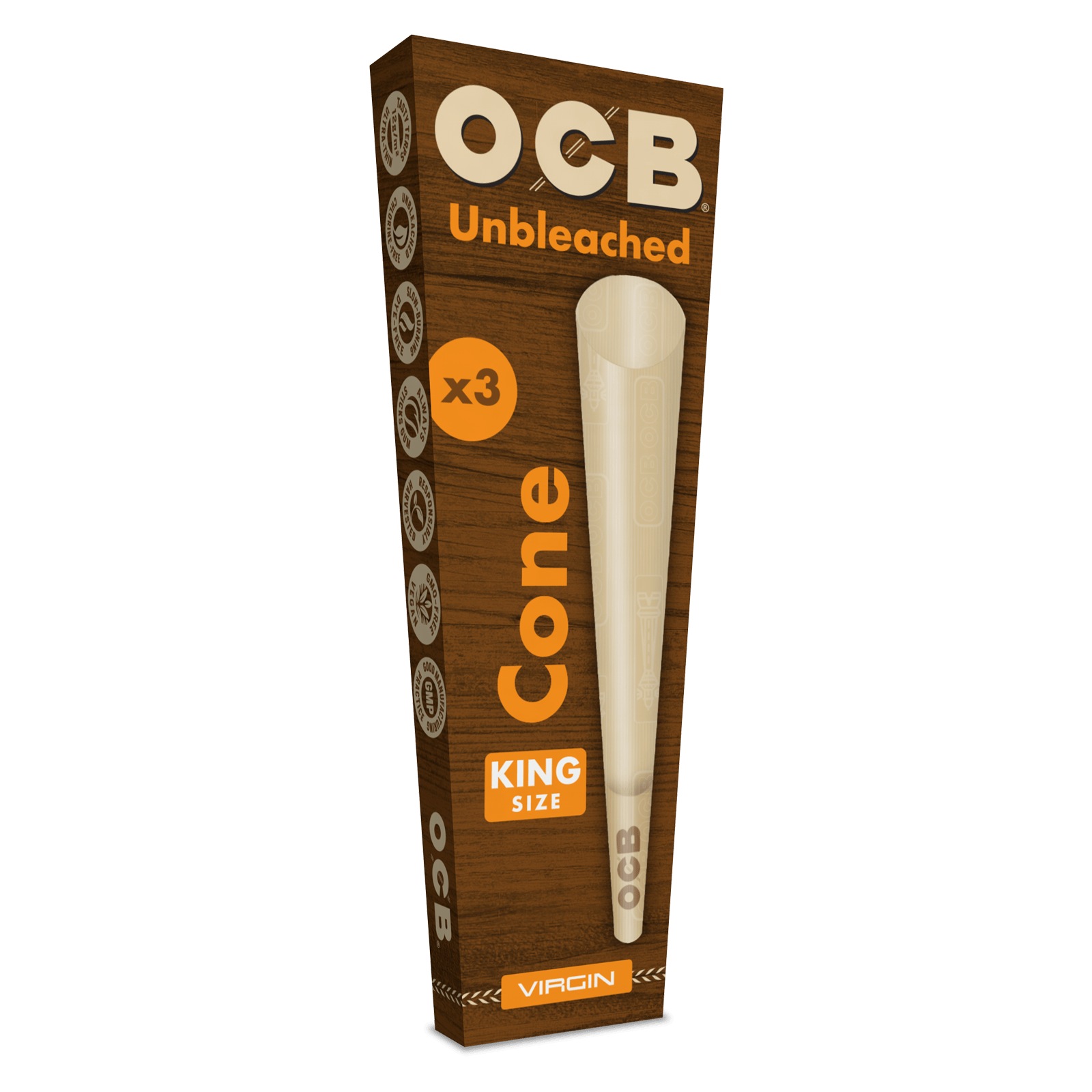 Unbleached Kingsize Cones | 3-pack-1