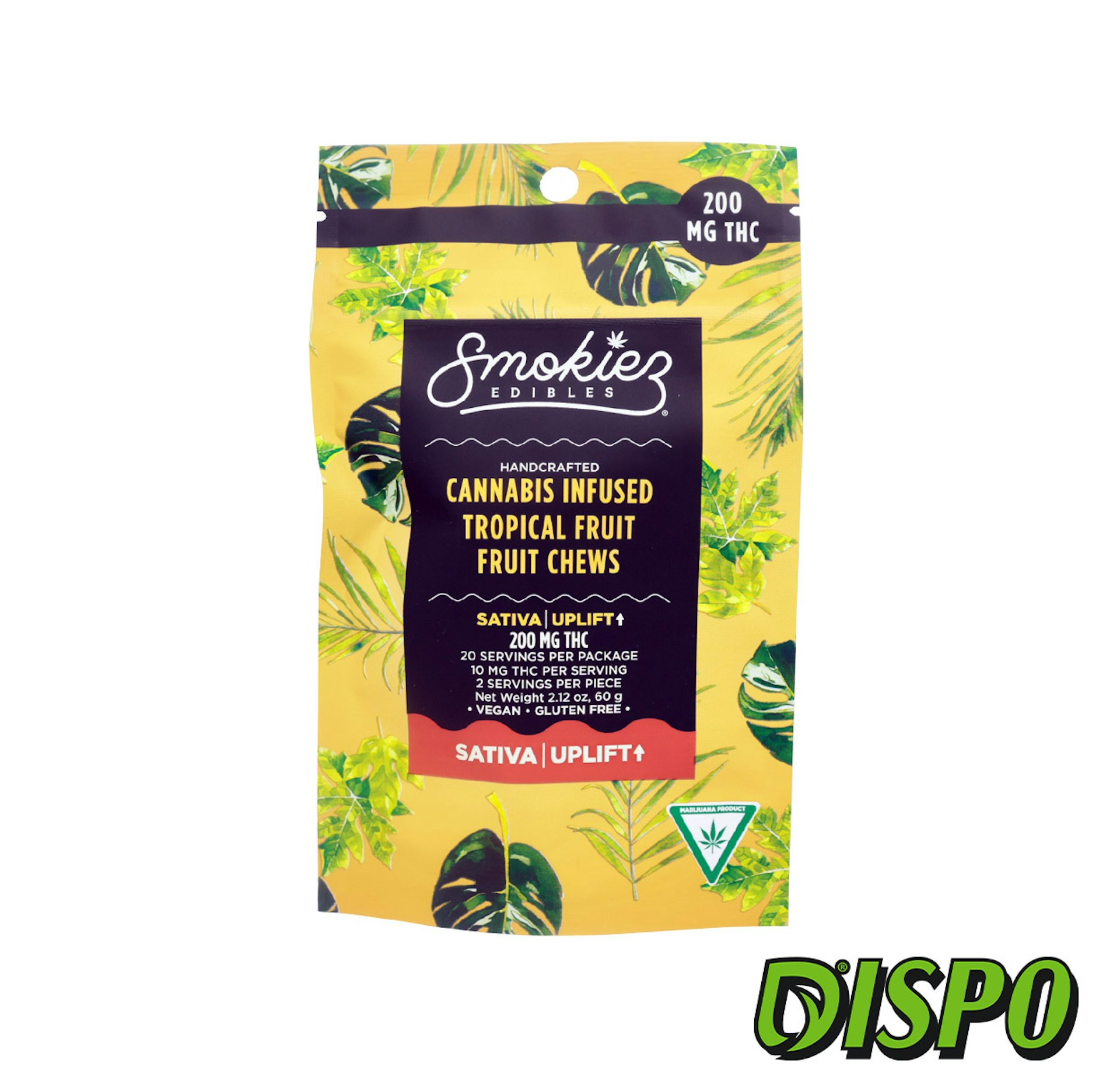 Smokiez - (S) Sweet Tropical Fruit 200mg Gummies
