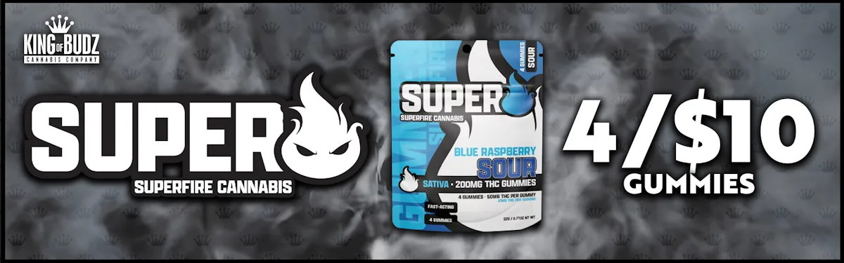Superfire 200mg Gummies 4/$10