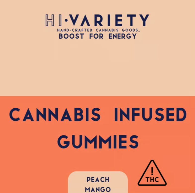 Boost Ratioed Peach Mango Chewable Gels 400mg (10-Pack | 40mg Each)