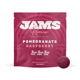 Fast Acting Ratio Jellies Raspberry Pomegranate THC CBD CBG 94 G4.08