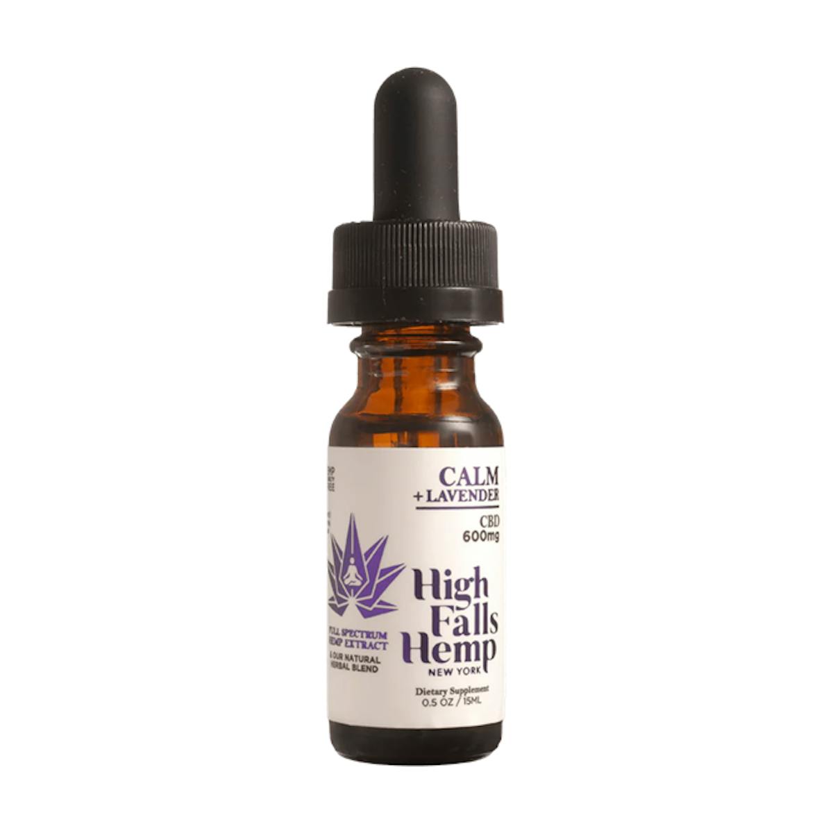 Photo of High Falls Hemp | Calm + Lavender | CBD Tincture 600mg