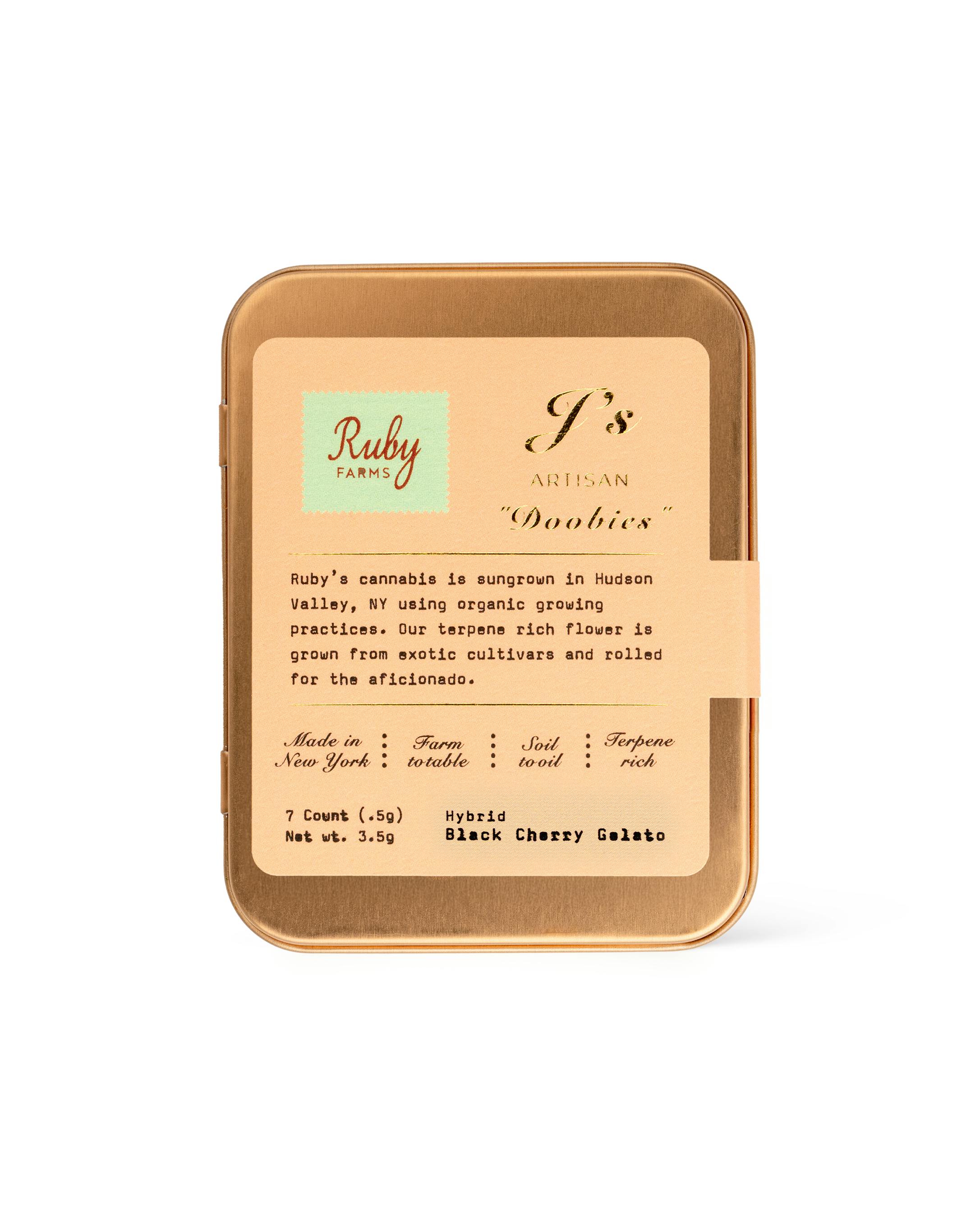 Shop Ruby Farms Ruby Doobies BLACK CHERRY GELATO | 7-Pack in New