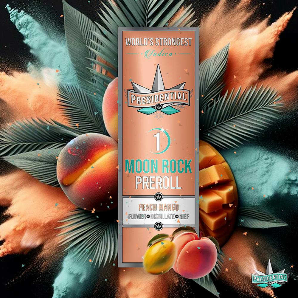 Product Moonrock Preroll | Peach Mango (I)(37%) Presidential