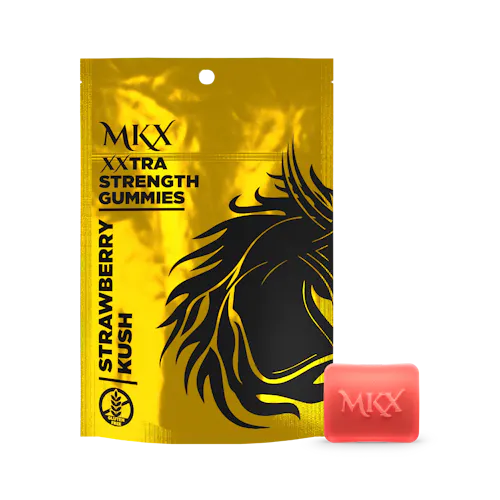 MKX Gummies 200mg – STRAWBERRY KUSH-active