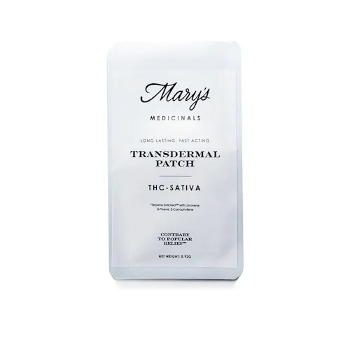 Marys Medicinals Transdermal Patch Sativa 20mg Rec-active