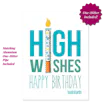 High Wishes Birthday Card Add A