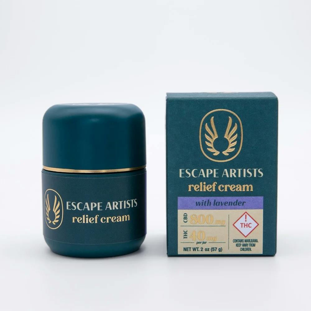 Escape Artists - Lavender Relief Cream 20:1 (40mg THC/800mg CBD)