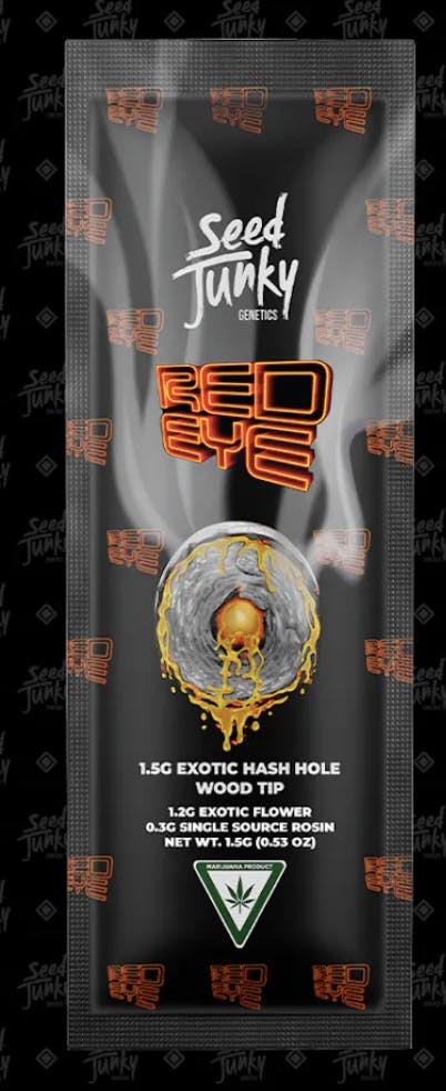 Product: Seed Junky | Hash Hole Pre-Roll - 1.5g - Red Eye