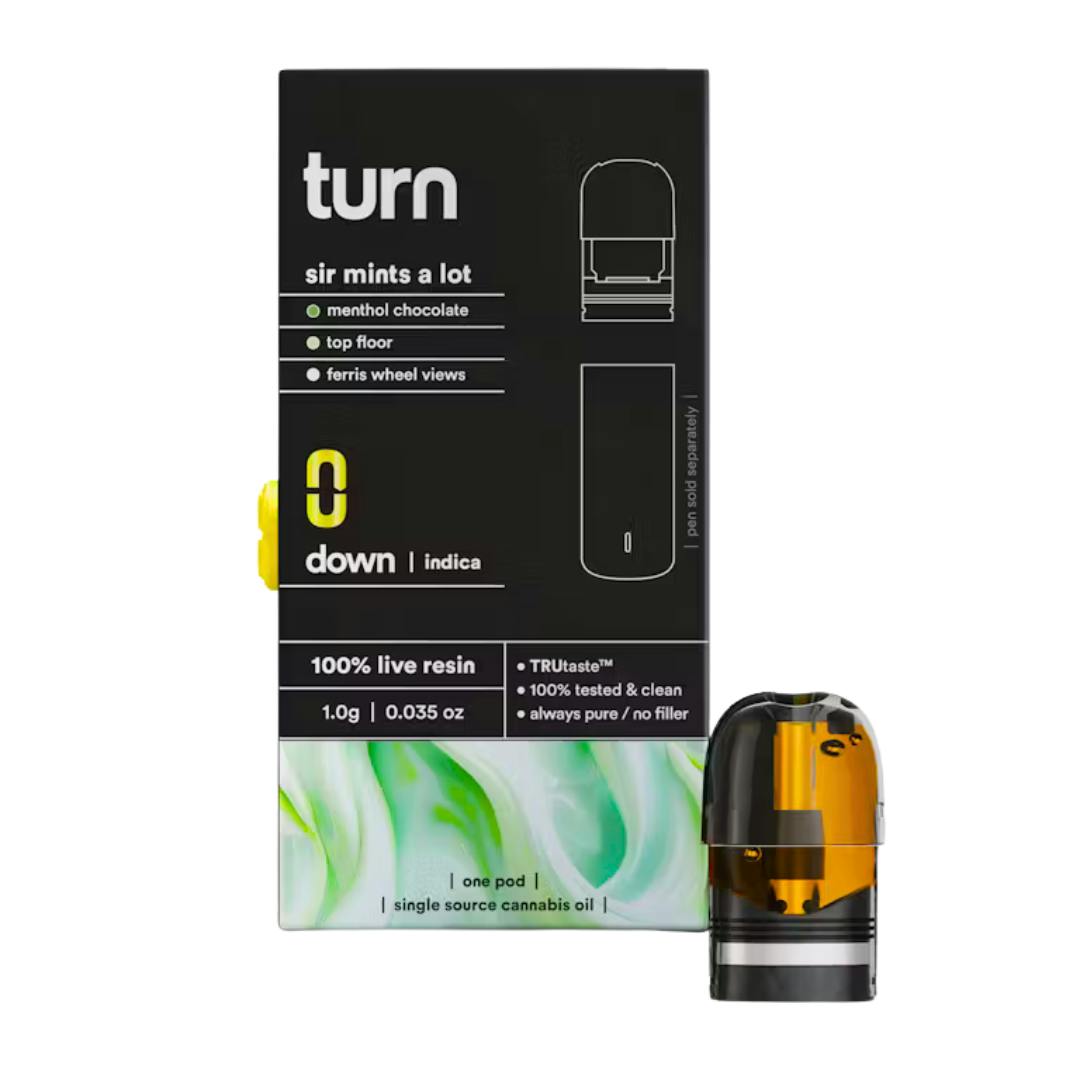 SIR MINTS A LOT LIVE RESIN TURN DOWN POD