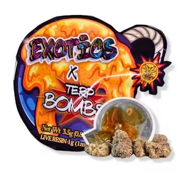 Product Terp Bomb | Blackberry Runtz (H) Flower + 1g California Honey Live Resin | Cali Honey