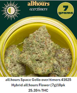 all hours Space Gello over timers