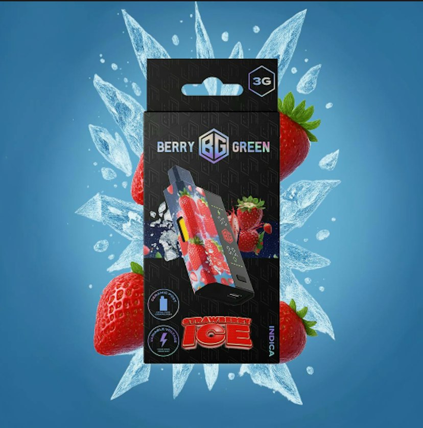 Berry Green Disposable | Strawberry Ice