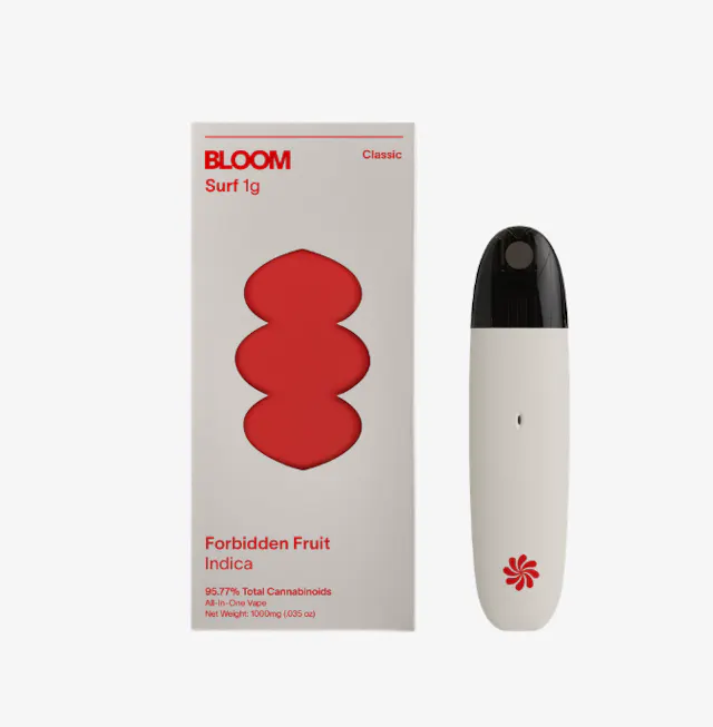Bloom Classic Surf Disposable Forbidden Fruit 1g (indica, disposables)