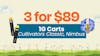 3 for $89 - Carts and Disposables - 1G Cultivators Classic, Nimbus