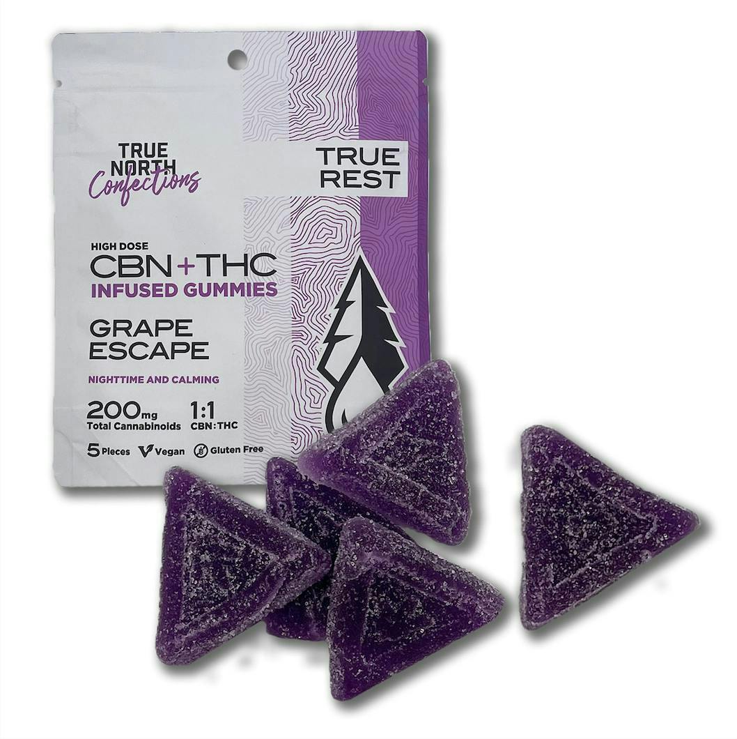 True North | Lavender Lemon Gummies 5x20mg 1:1 THC/CBN