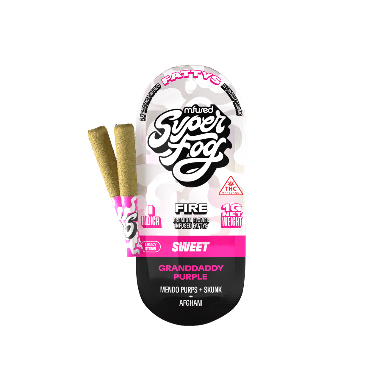 Mfused Mfused: Fatty's | Fire | Infused Pre-Roll | Granddaddy