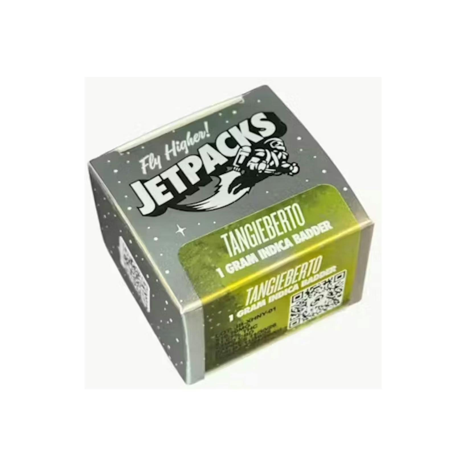 Jetpacks - Tangieberto Badder - 1gJetpacksIndicaTHC: 75%TERPS: 2.67%4th of July Weekend! Spend $250 Get $45 off+6