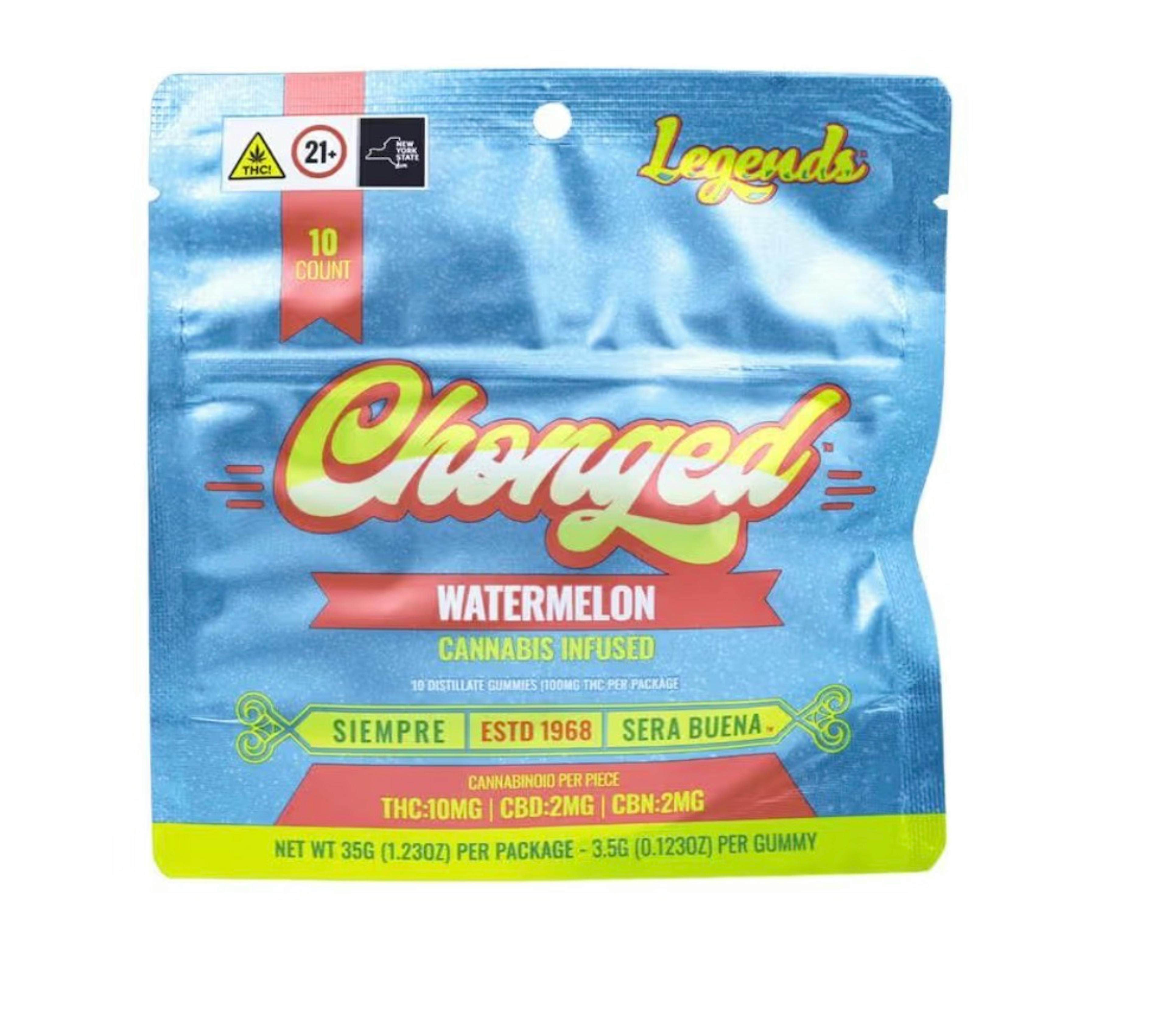 Cheech & Chong | Chonged | Watermelon | Gummies | 100mg