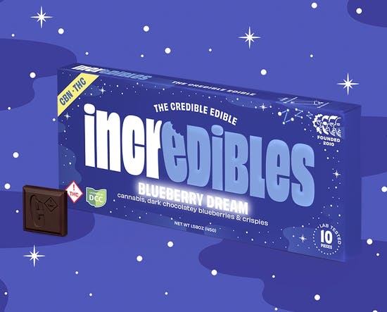 Blueberry Dream 5 1 THC CBN Chocolates 10 X