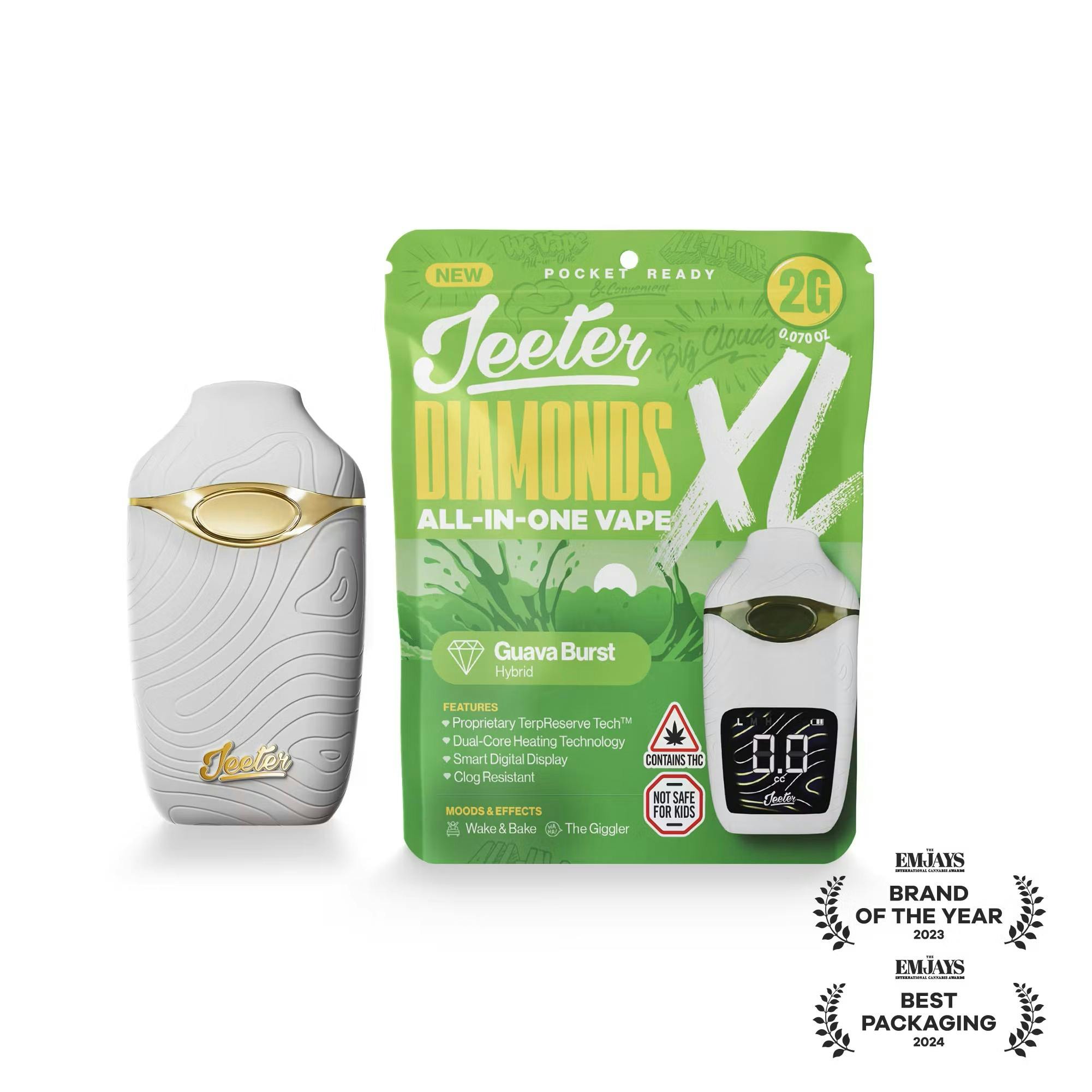 diamond disposable vape thc Jeeter JEETER | GUAVA BURST | XL LIQUID HYBRID Ohm:Mesh .8 ohm Voopoo Drag Vape Kit Foger Switch Pro 30K