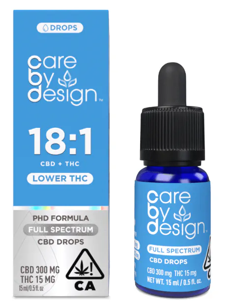 Care By Design - 18:1 Drops 15ml | Harborside (San Francisco)