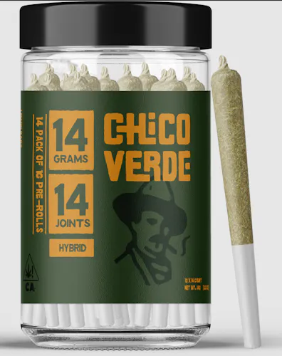 Chico Verde 14 pack prerolls half ounce for $45