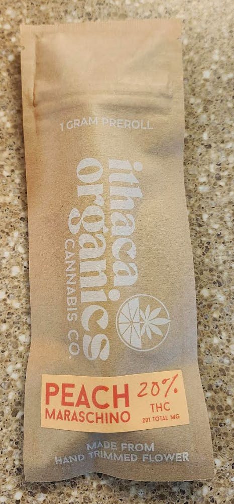Peach Maraschino Pre roll | Hybrid | Ithaca Organics