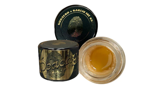 Peachy - 2g Live Rosin Thumbprint - Sub Zero x Garlic Ice Cream