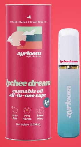Ayrloom AIO Vape | 1g | Lychee Dream