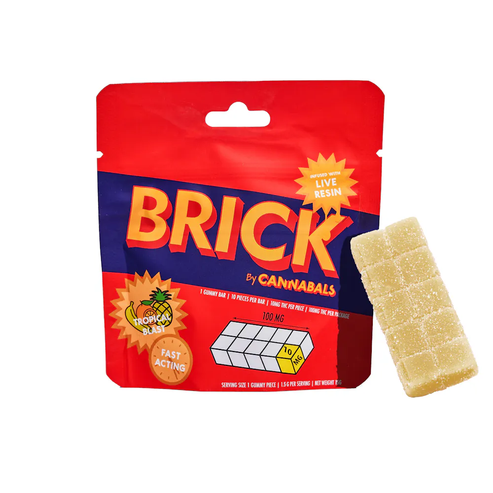 Product Cannabals - Tropical Blast Brick - 100mg