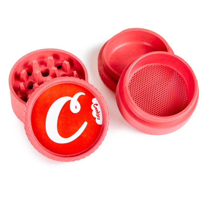 Cookies x Santa Cruz Shredder | 4-Piece Hemp Grinder | Red