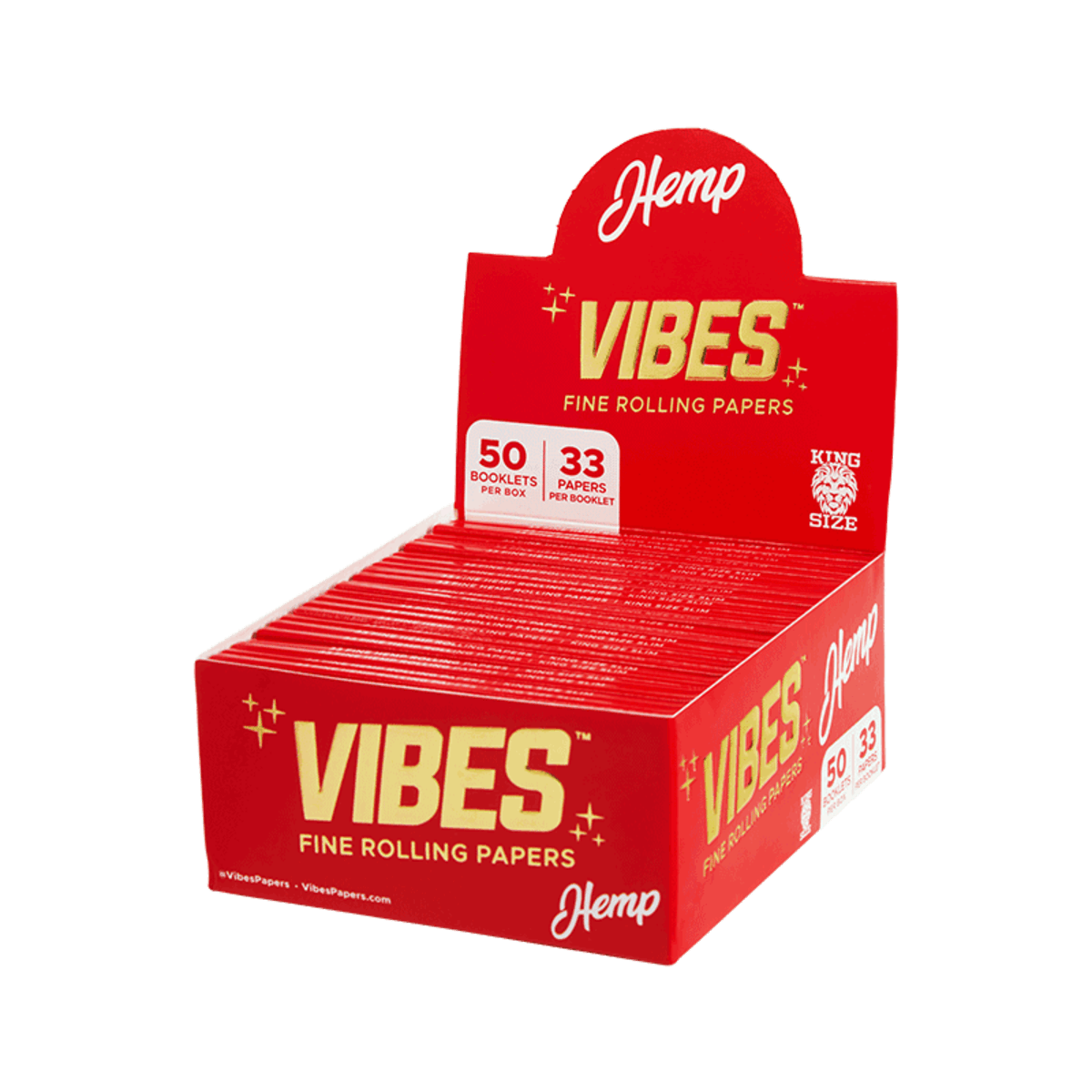Vibes - rolling papers - king size - hemp