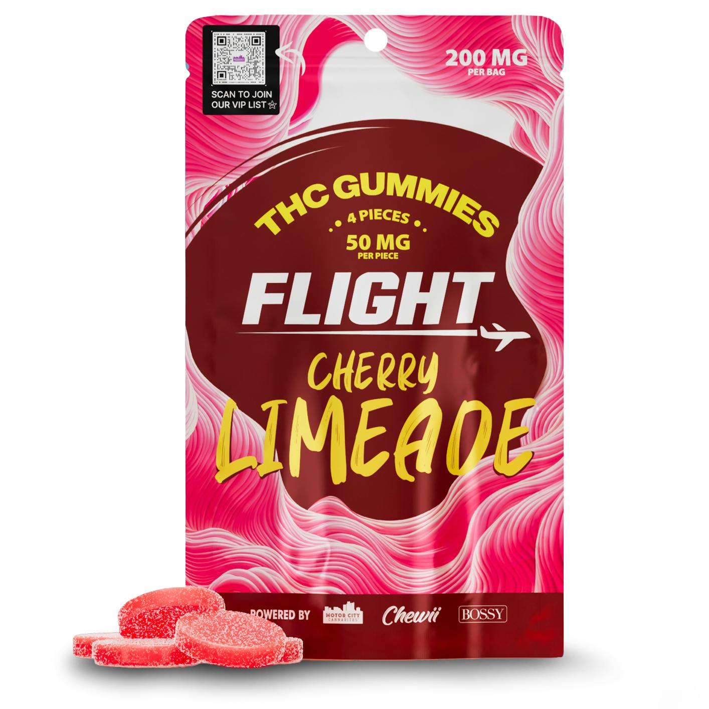 Flight Cherry Limeade Gummies 200mg Rec - Exclusive Cannabis Michigan
