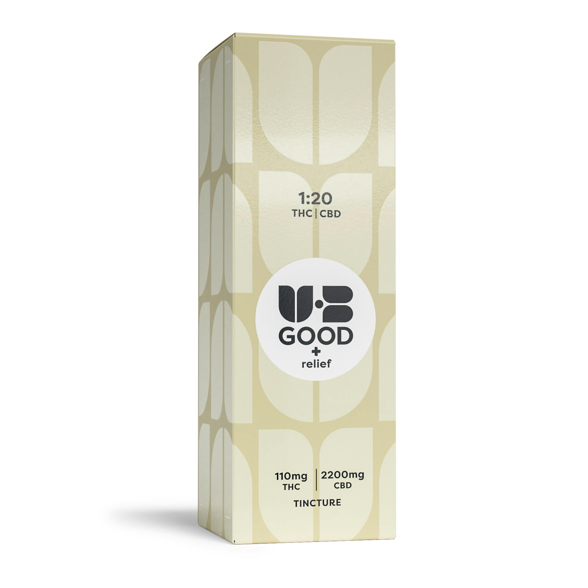 Shop UB Good Tincture 1:20 THC:CBD Relief | 110mg, 40 doses