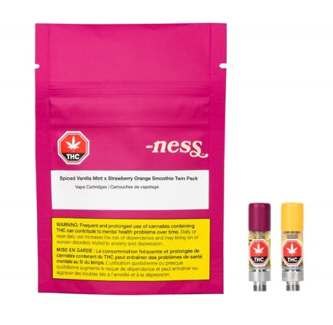 Ness - Spiced Vanilla Mint x Strawberry Orange Cream Twin Pack 2x.5 g