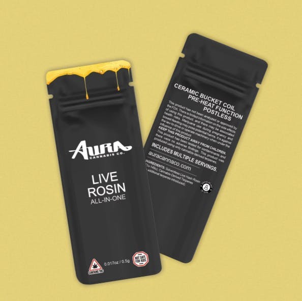 Product: Aura | Lizzie B | Live Rosin AIO - 0.5g