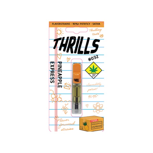 Thrills - FlavorStrains - Cartridge - 1g - (C6)(S) Pineapple Express
