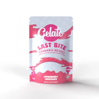 Gelato Last Bite - Cannabis Infused Sugar Cones 200mg - Strawberry White Chocolate - product image at King of Budz