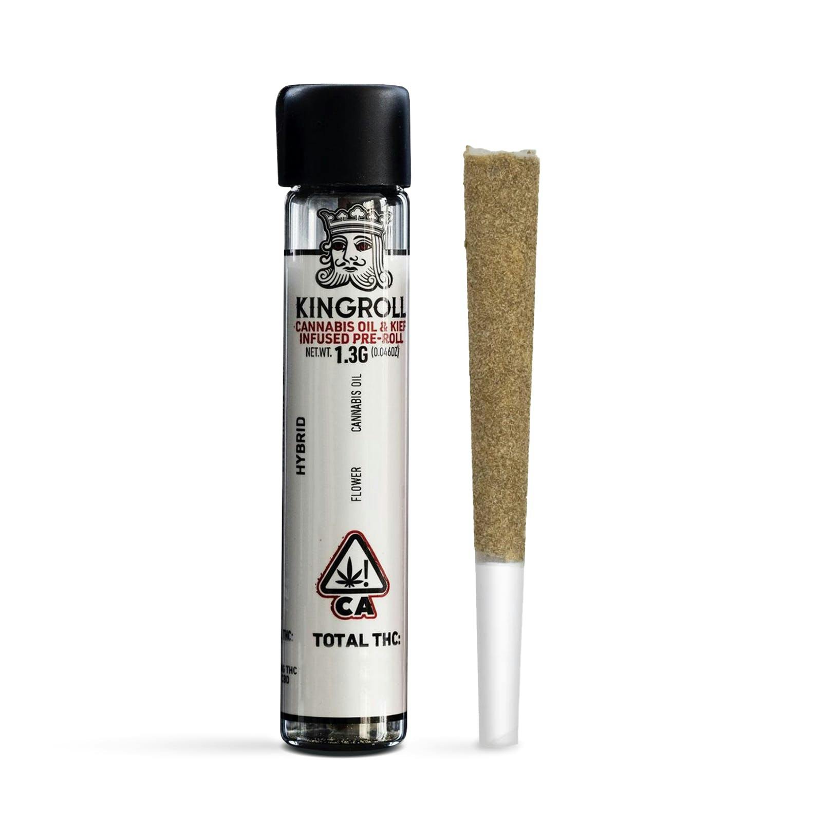 CANNALOPE AK X CANNALOPE KUSH CANNABIS OIL AND KIEF INFUSED PREROLL