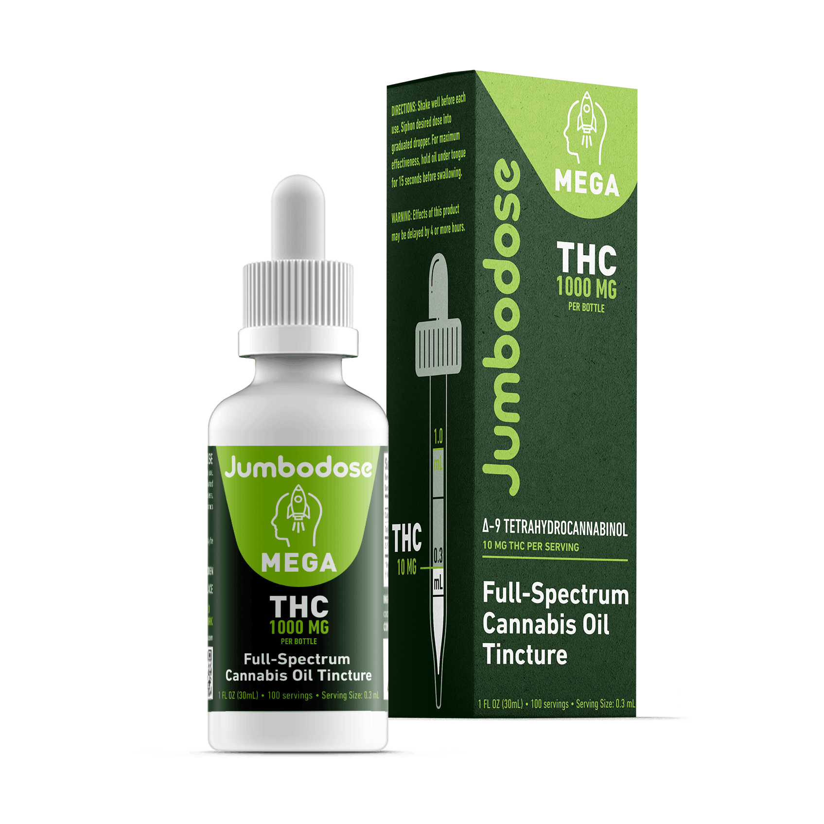 MEGA 5:1 THC 1000mg Tincture