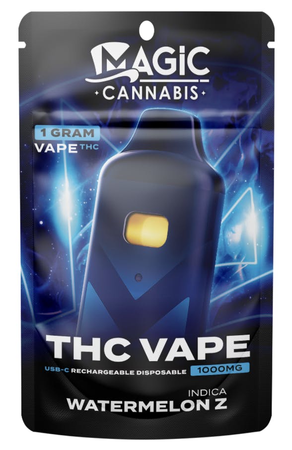Product: Magic Vape | Disposable - Watermelon Z (Indica) - 1g