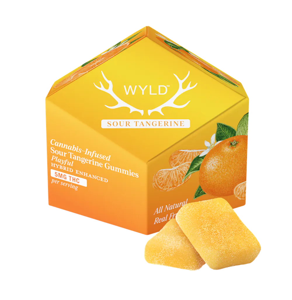 Product WYLD - Sour Tangerine Gummies (100mg 10pk)