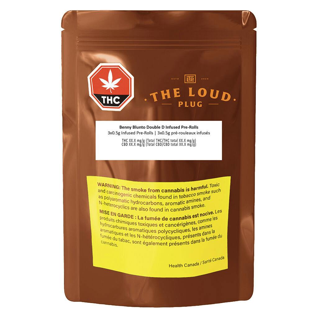 The loud plug - benny blunto double d infused prj - 3x0. 5g