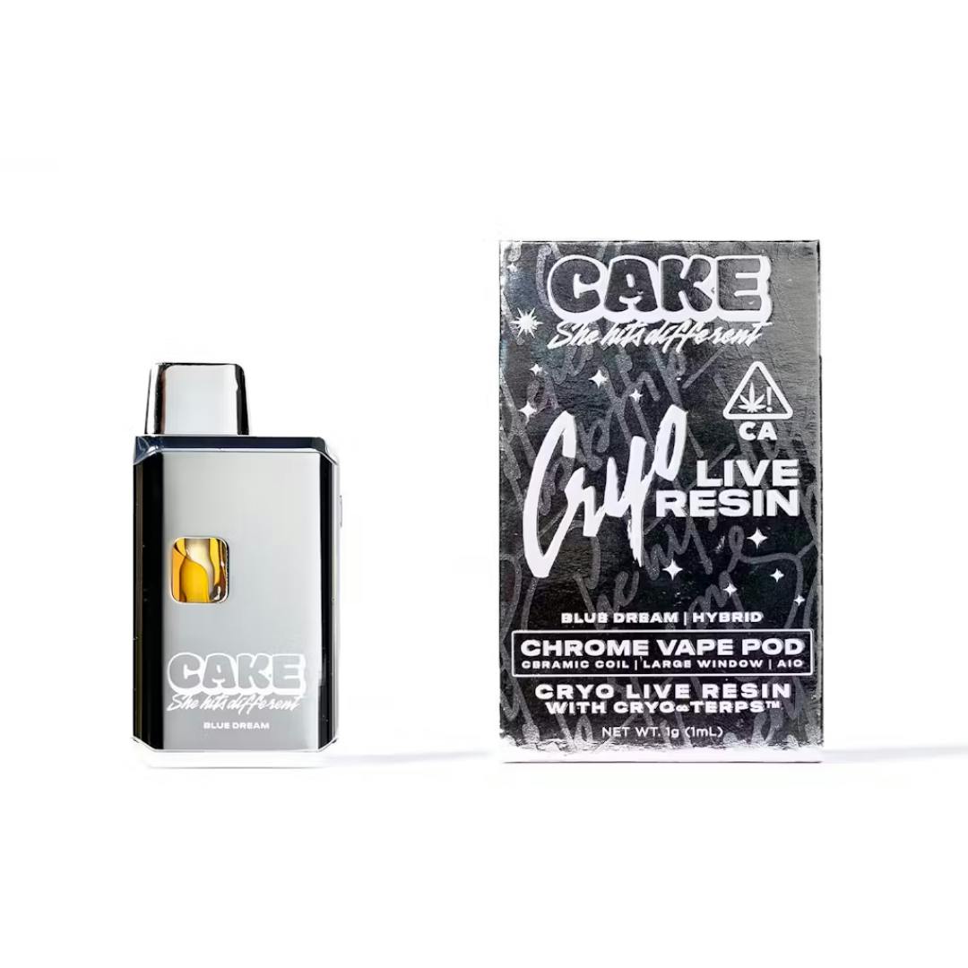 CAKE - Trainwreck (Sativa) Cryo Live Resin All-In-One Vape 1g | Wellgreens  - Pacific Beach