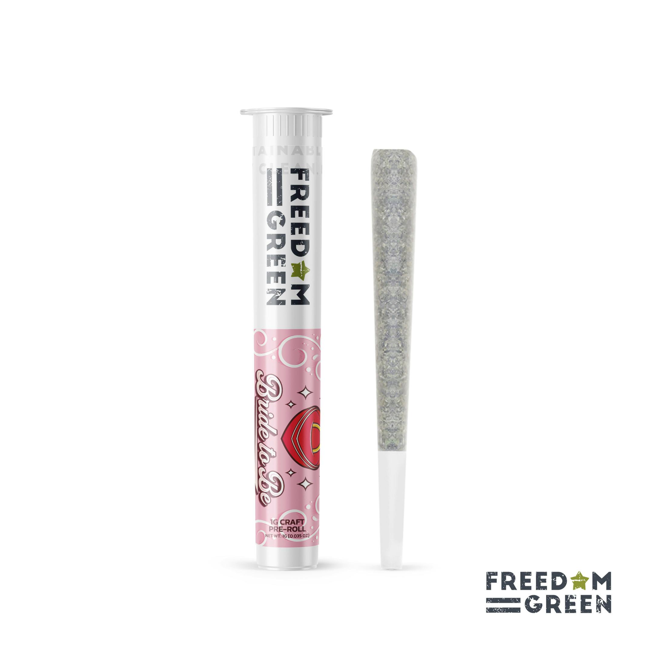 Freedom Green - 1g Preroll - Bride to Be