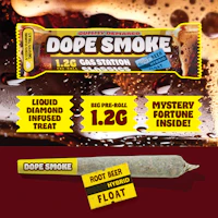 DOPE SMOKE | Root Beer Float | Liquid Diamond Infused Joint | 1.2G - product image at King of Budz